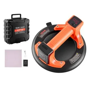 8" Electric Vacuum Suction Cups Lifter Gripster with Battery 3000mAh Max Load 600lbs